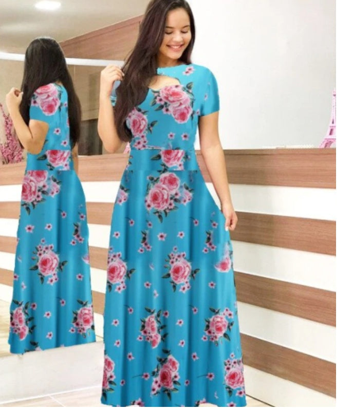 Fashion Autumn Dress Bohmia Maxi Dresses Ladies