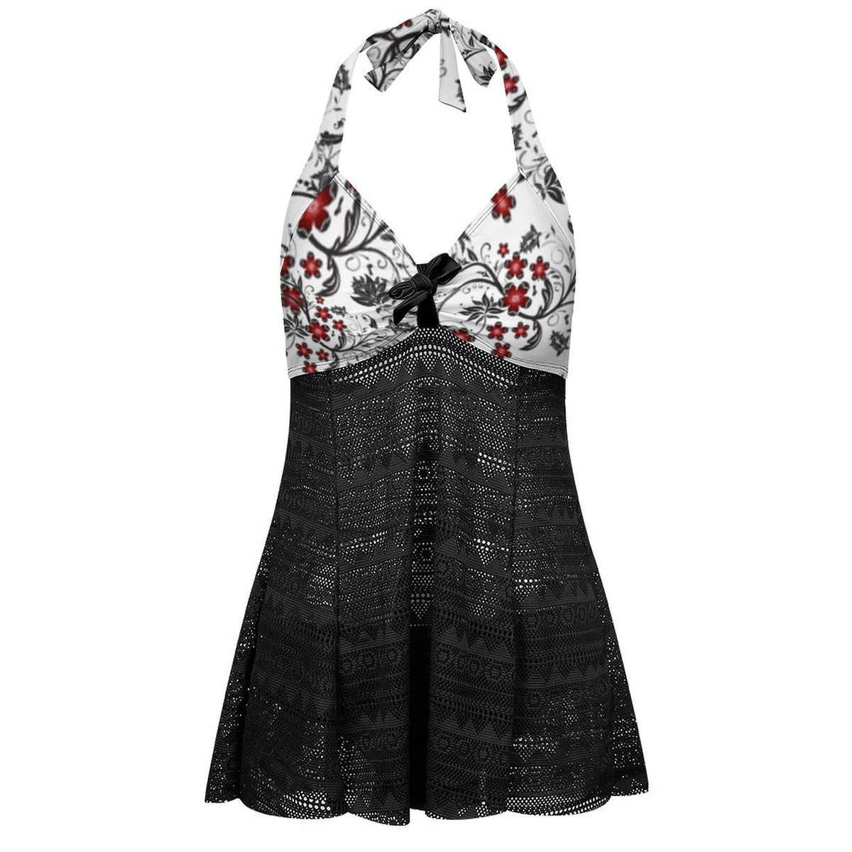 red and black flowers