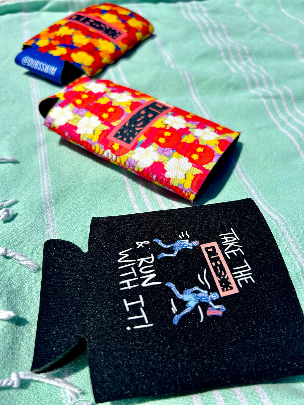 Sunburst Floral Koozie