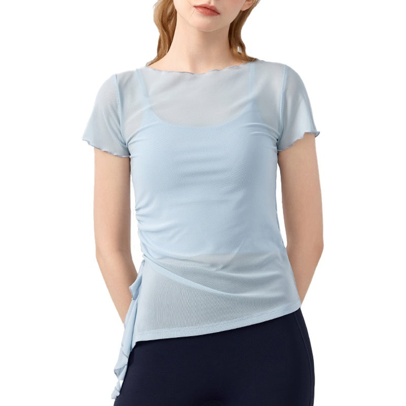 Fitness T-shirt Short Sleeve Quick-drying Yoga Clothes