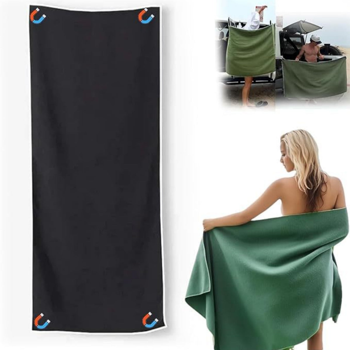 Magnetic Bath Towel